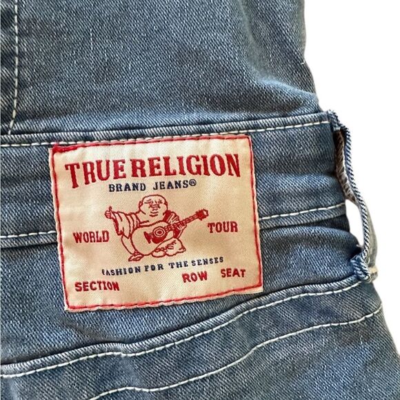 TRUE RELIGION  DENIM JUMPSUIT WOMEN'S SIZE XL New - Picture 3 of 7